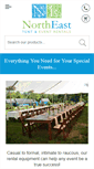 Mobile Screenshot of northeastpartyrentals.com